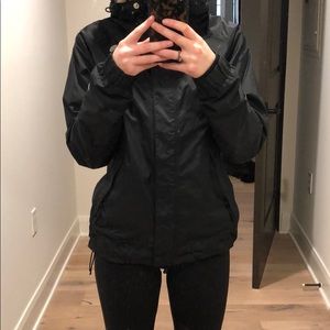 The North Face Water Resistant Black Jacket